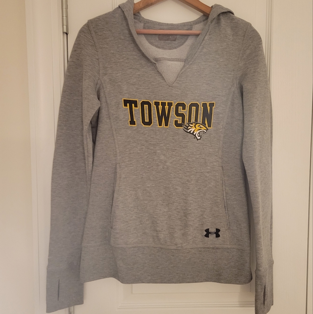 Under Armour | Women's Fitted Hoodie Sweatshirt | Towson University Maryland